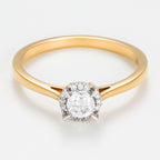 Anillo "Amoureuse 0,33" Diamante: 0,30 Ct/1+0,03 Ct/12