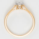 Ring "Amoureuse 0,33" Diamond: 0,30Ct/1+0,03 Ct/12 - Yellow Gold 750/1000