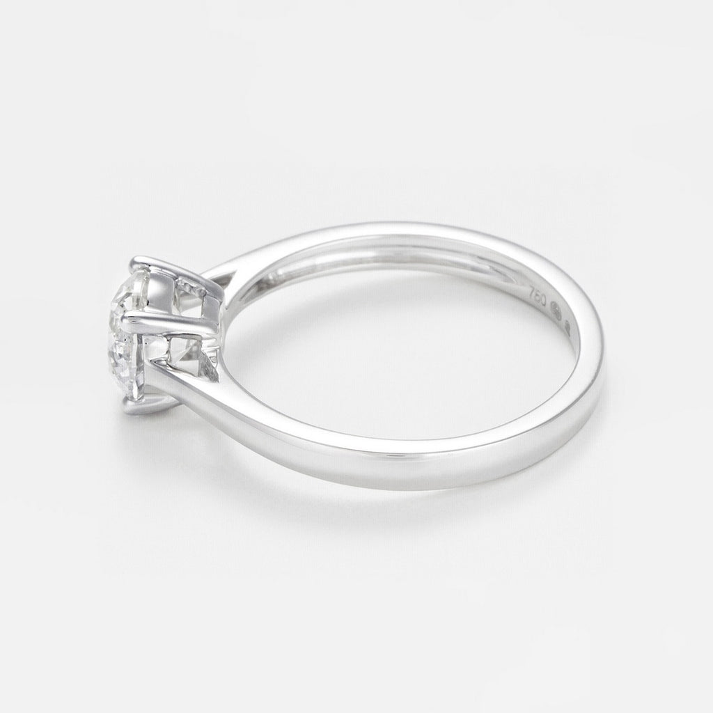 Bague "Solitaire Impérial 1" D1Ct/1 - Or Blanc