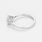 Bague "Solitaire Impérial 1" D1Ct/1 - Or Blanc