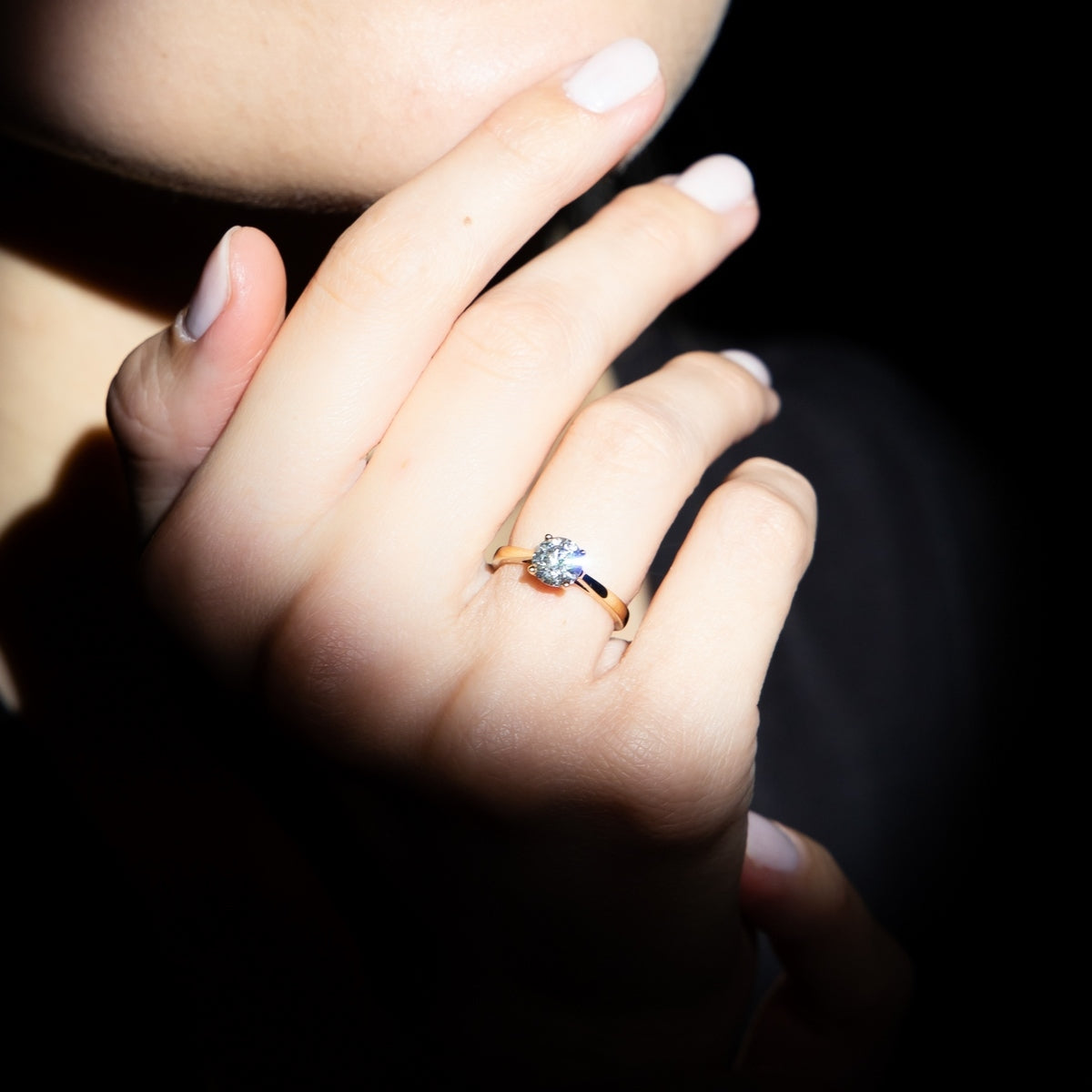 Bague "Solitaire Impérial 1" D1Ct/1 - Or Jaune