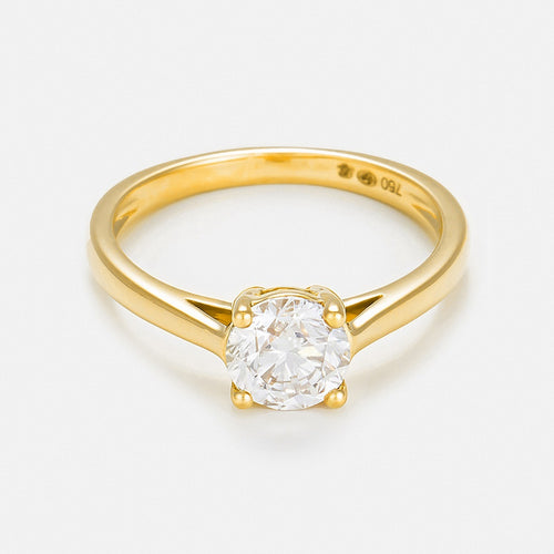 Anillo "Solitario Imperial 1" D1Ct/1 - Oro amarillo