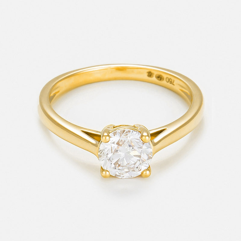 "Imperial Solitaire 1" Ring D1Ct/1 - Yellow Gold