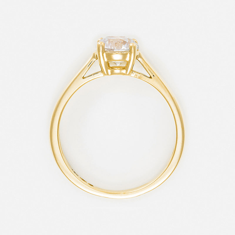 Anillo "Solitaire Impérial 1" D1Ct/1 - Oro amarillo 750/1000