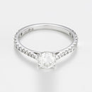 Bague "Solitaire Royal 1 Carat" D0,3Ct/24 & D0,7Ct/1 - Or Blanc