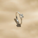 Bague "Solitaire Royal 1 Carat" D0,3Ct/24 & D0,7Ct/1 - Or Blanc