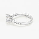 Bague "Solitaire Royal D1,5Ct/25 - Or Blanc 750/1000