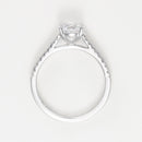 Bague "Solitaire Royal D1,5Ct/25 - Or Blanc 750/1000