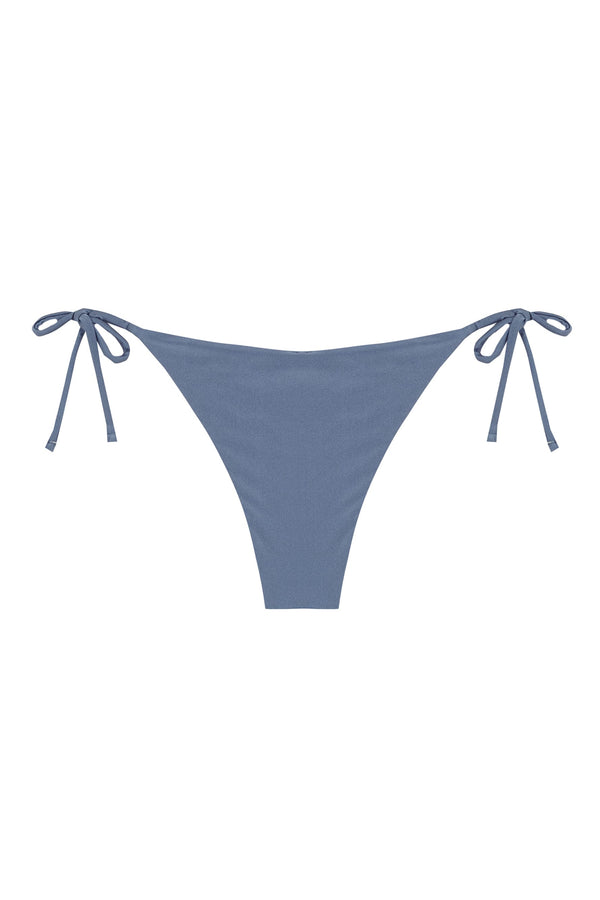 Isolablue Mid-Rise Bow Bikini Bottom - Blue