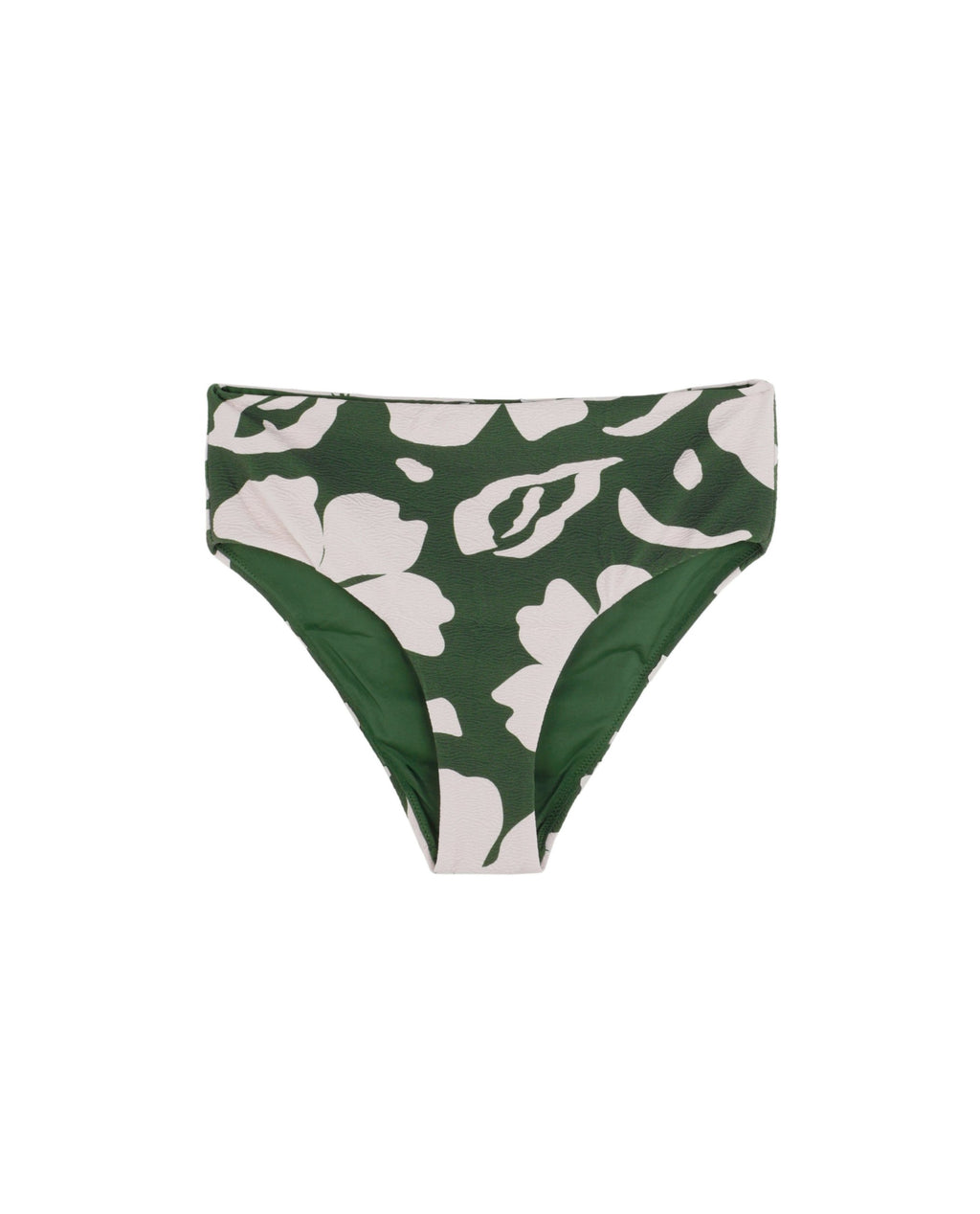 Floral High Waisted Bikini Panties - Multicolor