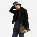 Pile con cerniera integrale - Nero - Donna