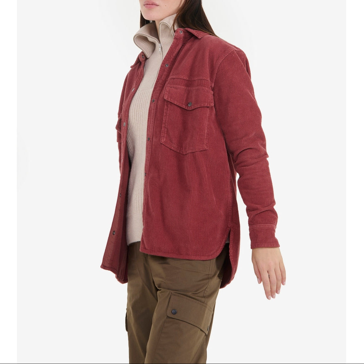 Chemise Manches Longues - Rose Taupe - Femme