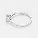 Bague "Solitaire Impérial 0,5" D0,5Ct/1 - Or Blanc