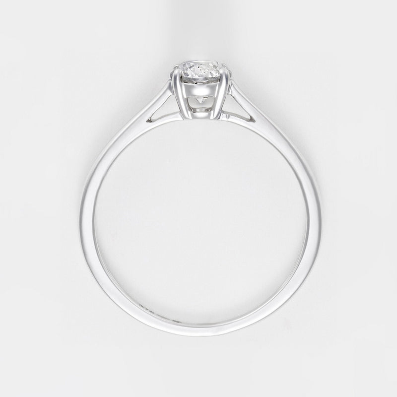 Bague "Solitaire Impérial 0,5" D0,5Ct/1 - Or Blanc