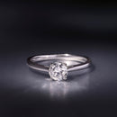"Imperial Solitaire 0.5" Ring, 0.5ct/1 - 375/1000 White Gold