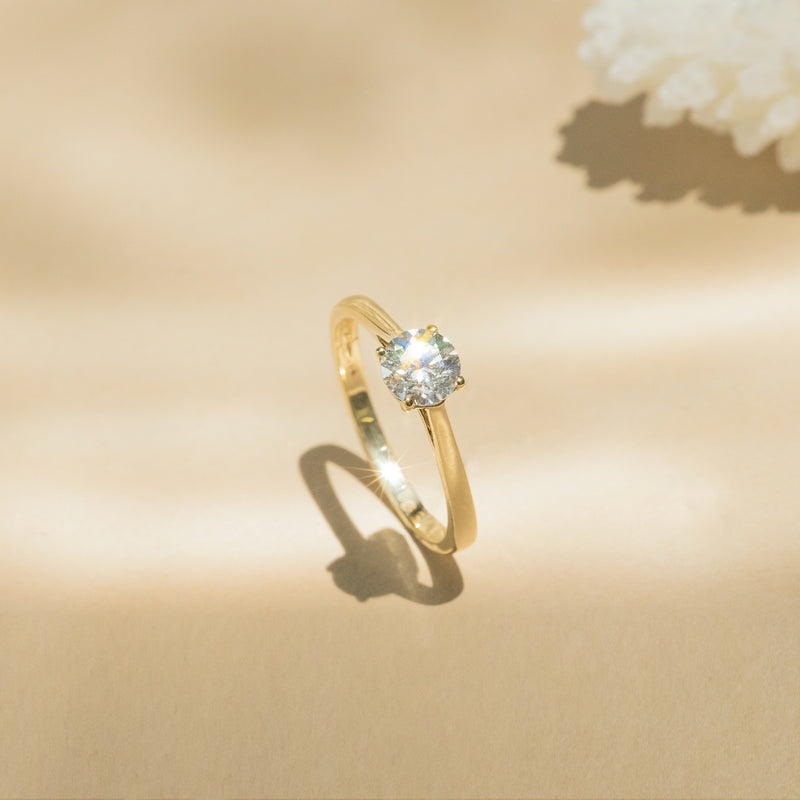 Bague "Solitaire Impérial 0,5" D0,5Ct/1 - Or Jaune