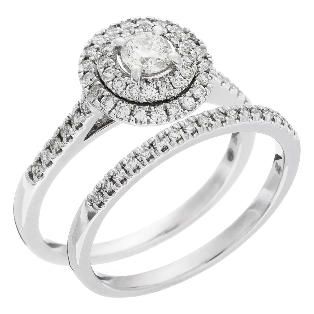 Bague Duo "Turn Around" Diamants 0,25/1 & 0,4/66