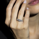 Bague "Gabriela" D 1Ct/71 - Or Blanc 375/1000