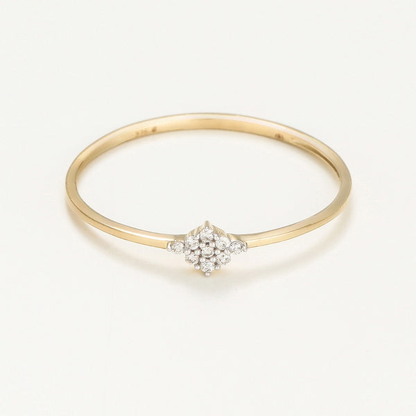 Bague "Alma" Diamants 0,05/9 - Or Jaune