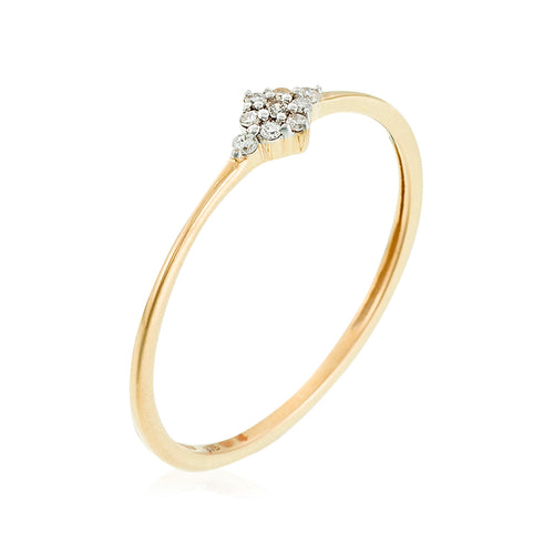 Anillo "Alma" Diamantes 0.05/9 - Oro amarillo 375/1000
