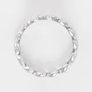 "Heritage" Ring with 0.12Ct/28 Diamonds - 375/1000 White Gold