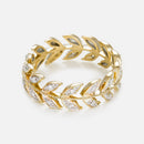 Ring "Héritage" Diamonds 0.12Cts/28 - Yellow Gold 375/1000