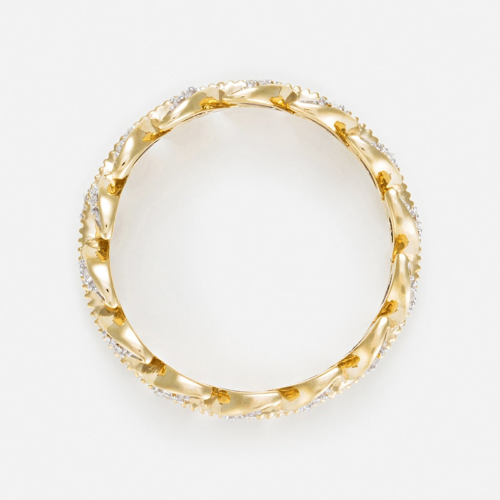 Bague "Héritage" Diamants 0,12Cts/28