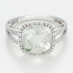Bague "Divine Améthyste Verte"