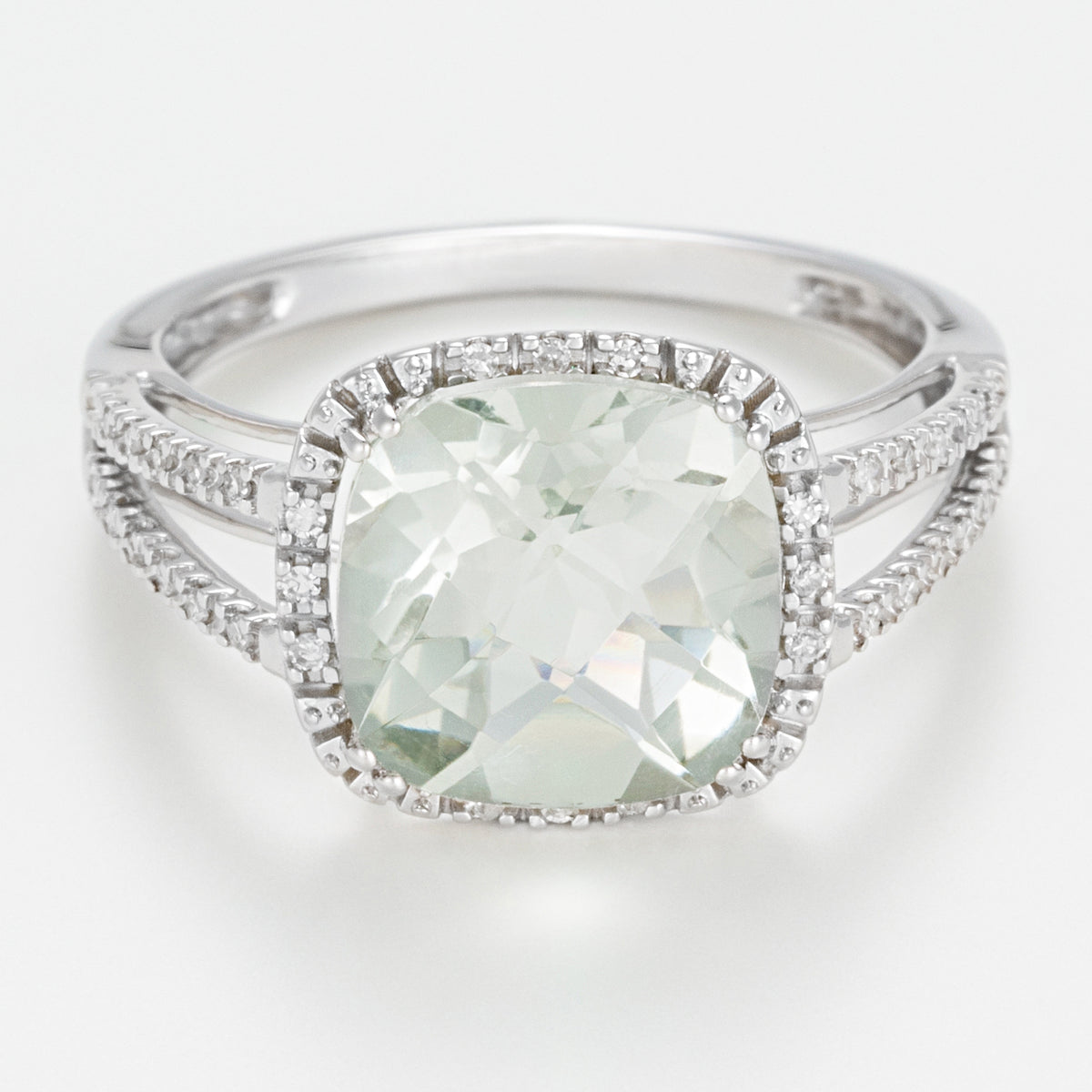 Bague "Divine Améthyste Verte"