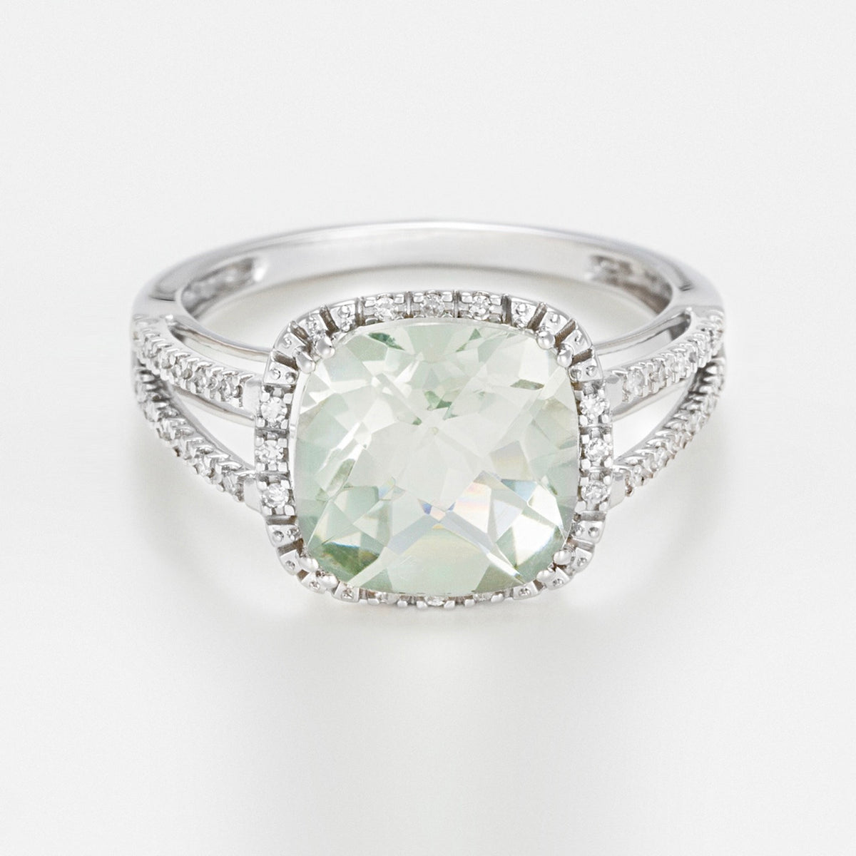 Bague "Divine Améthyste Verte"