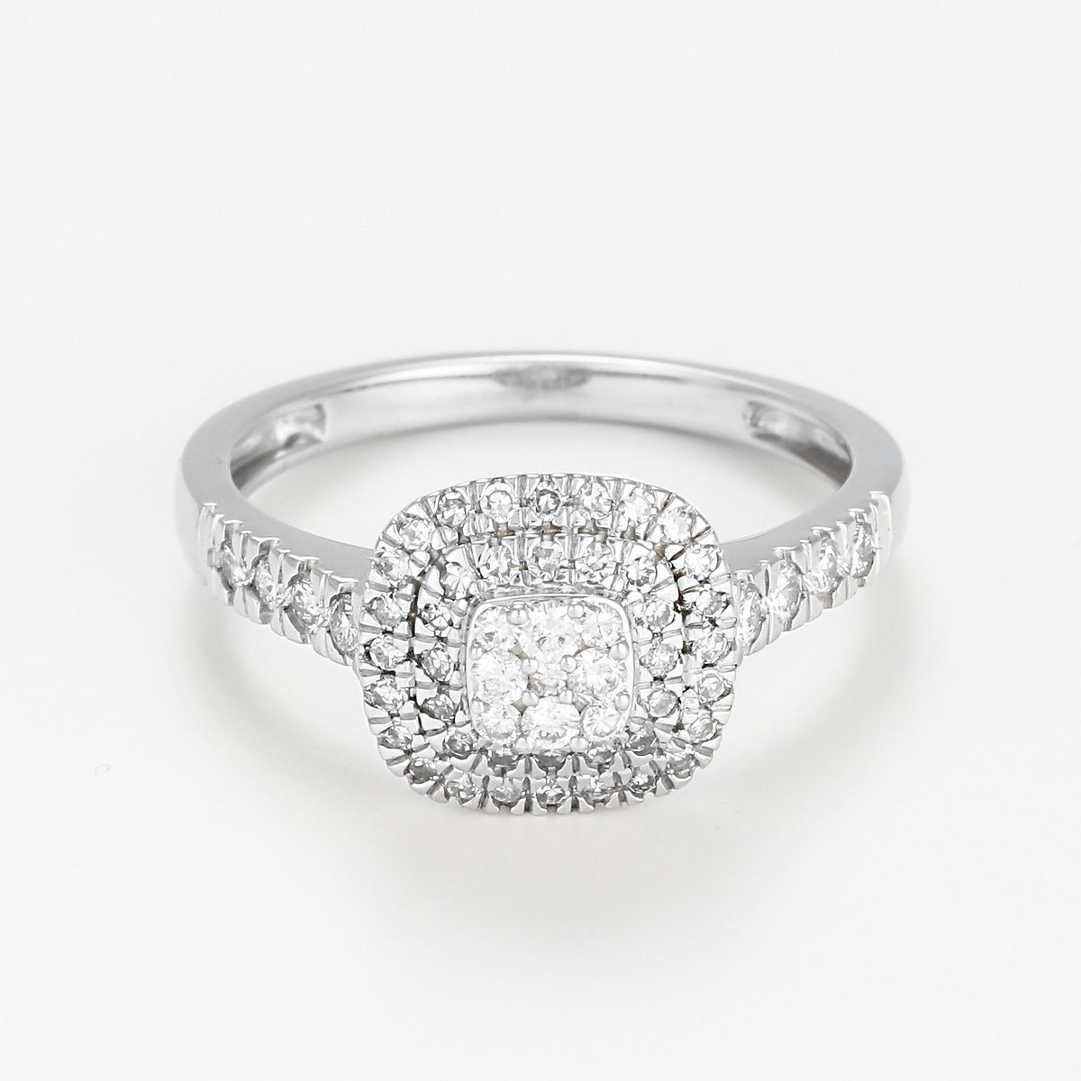 Bague "Ghalia"  D 0,50Ct/57 - Or Blanc
