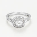 Bague "Ghalia"  D 0,50Ct/57 - Or Blanc
