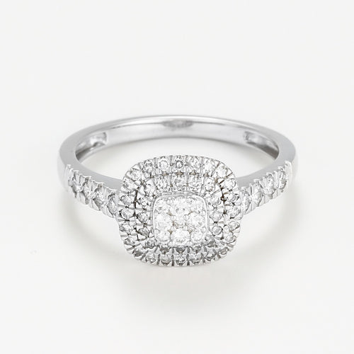Anillo "Ghalia" D 0.50Ct/57 - Oro blanco