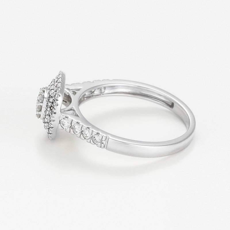 Bague "Ghalia"  D 0,50Ct/57 - Or Blanc
