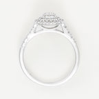 Bague "Ghalia"  D 0,50Ct/57 - Or Blanc
