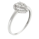 Bague "Belle Poire" Diamants 0,25Cts/31