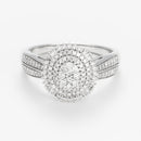 Bague "Aphaia" D0,50/122 - Or Blanc