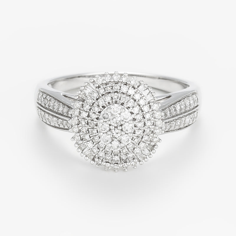 Bague "Aphaia" D0,50/122 - Or Blanc