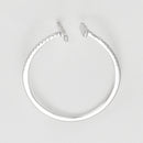 Bague "Parallèle Asymétrique" D0,1Ct/50 - Or Blanc 375/1000