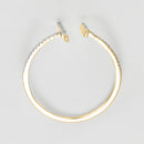 Bague "Parallèle Asymétrique" D0,1Ct/50 - Or Jaune 375/1000