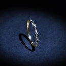 Ring "Eternelle Torsade" D0.05Cts/15 - Yellow Gold 375/1000