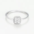 Bague "Solitaire Regina" D  0,12Ct/34