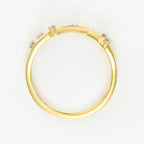 "Jolie Constellation" Ring, Diamond: 0.05Ct/6 - 375/1000 Yellow Gold