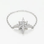 Bague Chaine "Star"