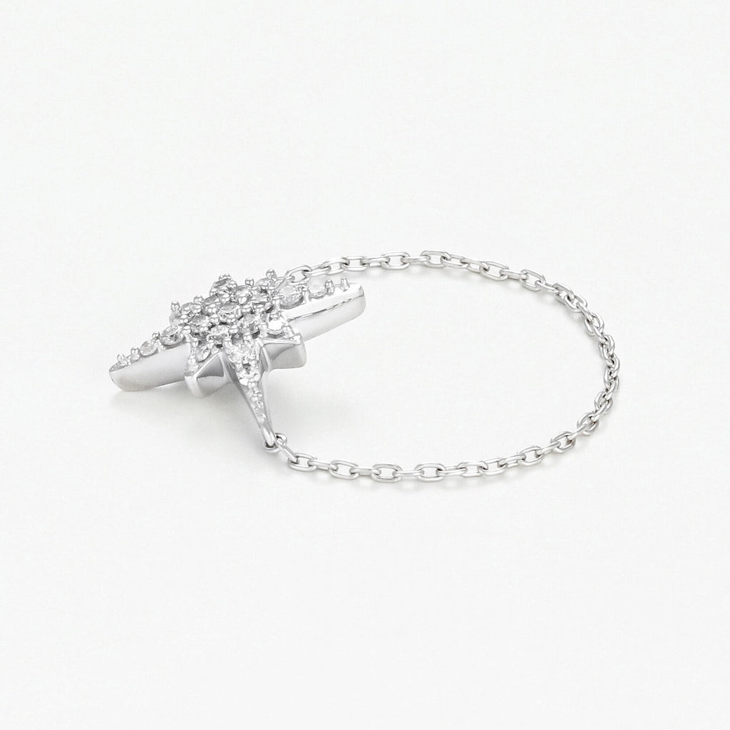 Bague Chaine "Star"