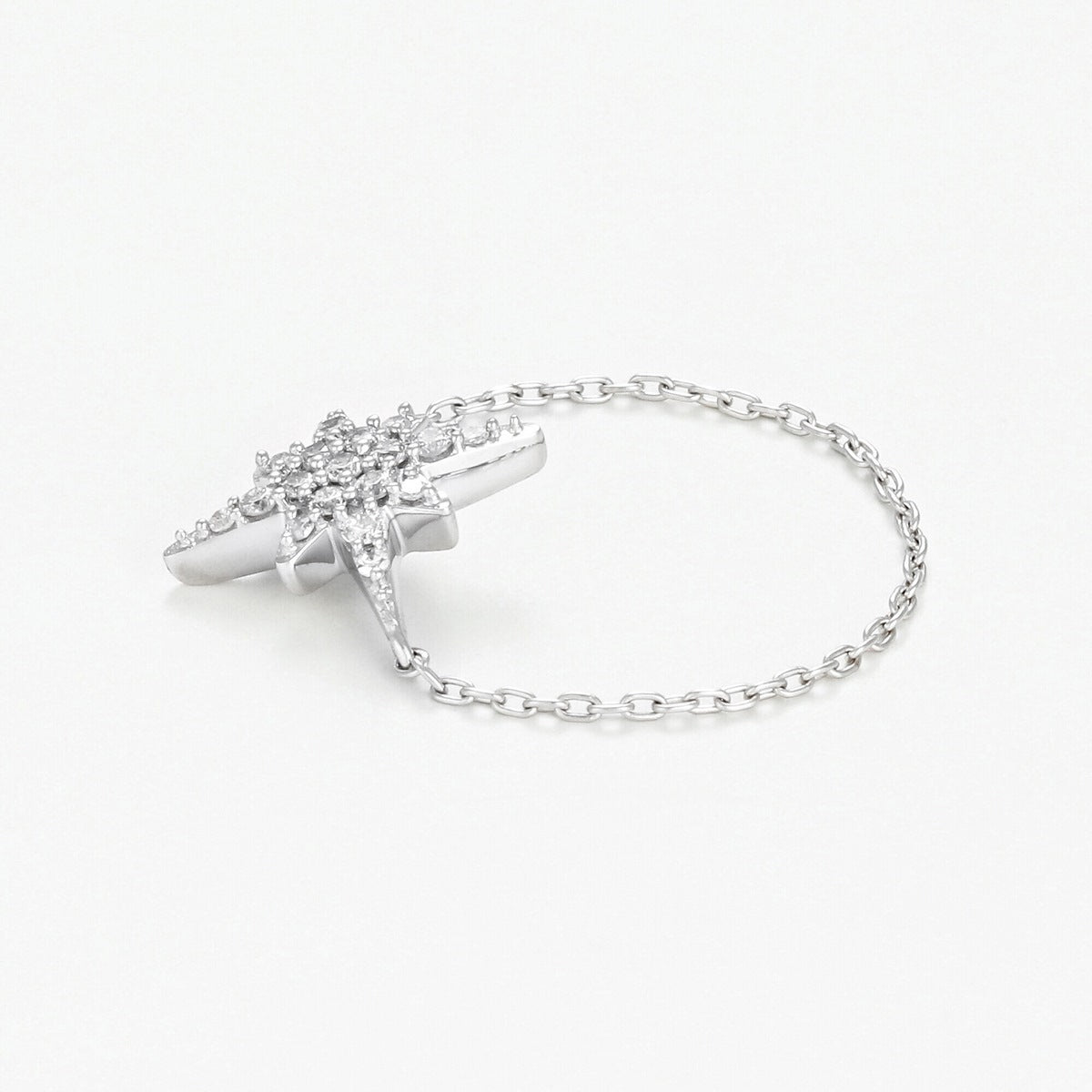 Bague Chaine "Star"