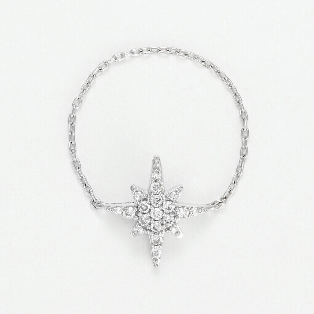 Bague Chaine "Star"