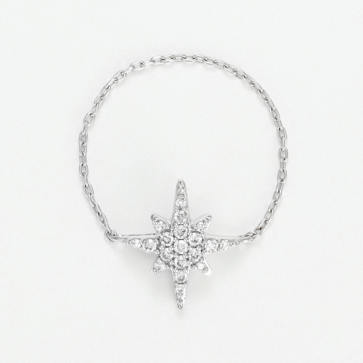 Bague Chaine "Star"