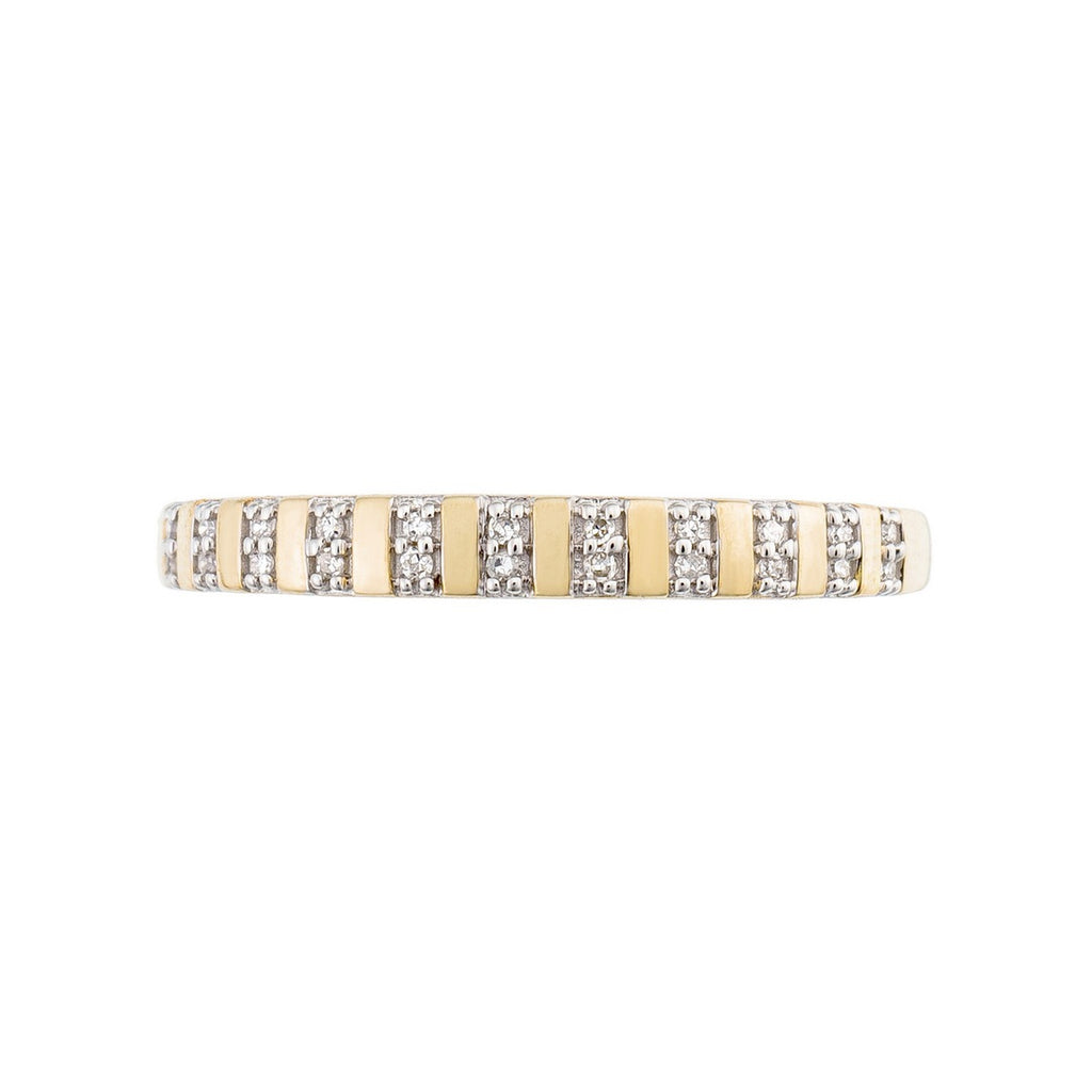 Bague "Linéa" Diamant 0,04Ct/22