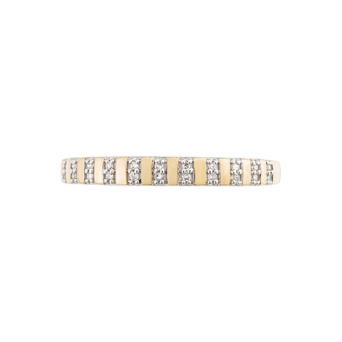 Bague "Linéa" Diamant 0,04Ct/22